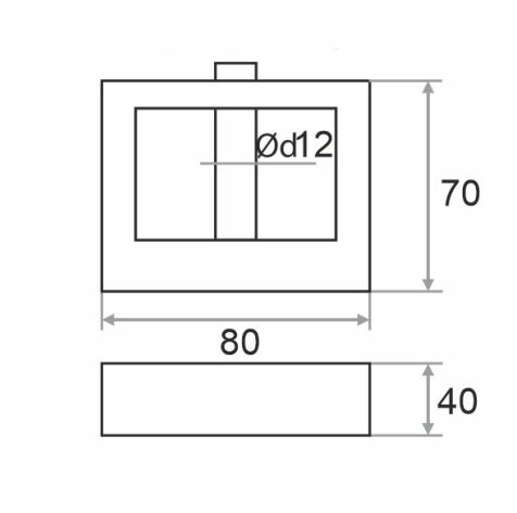 Замок навесной Trodos ВС-НG10-80 чугун