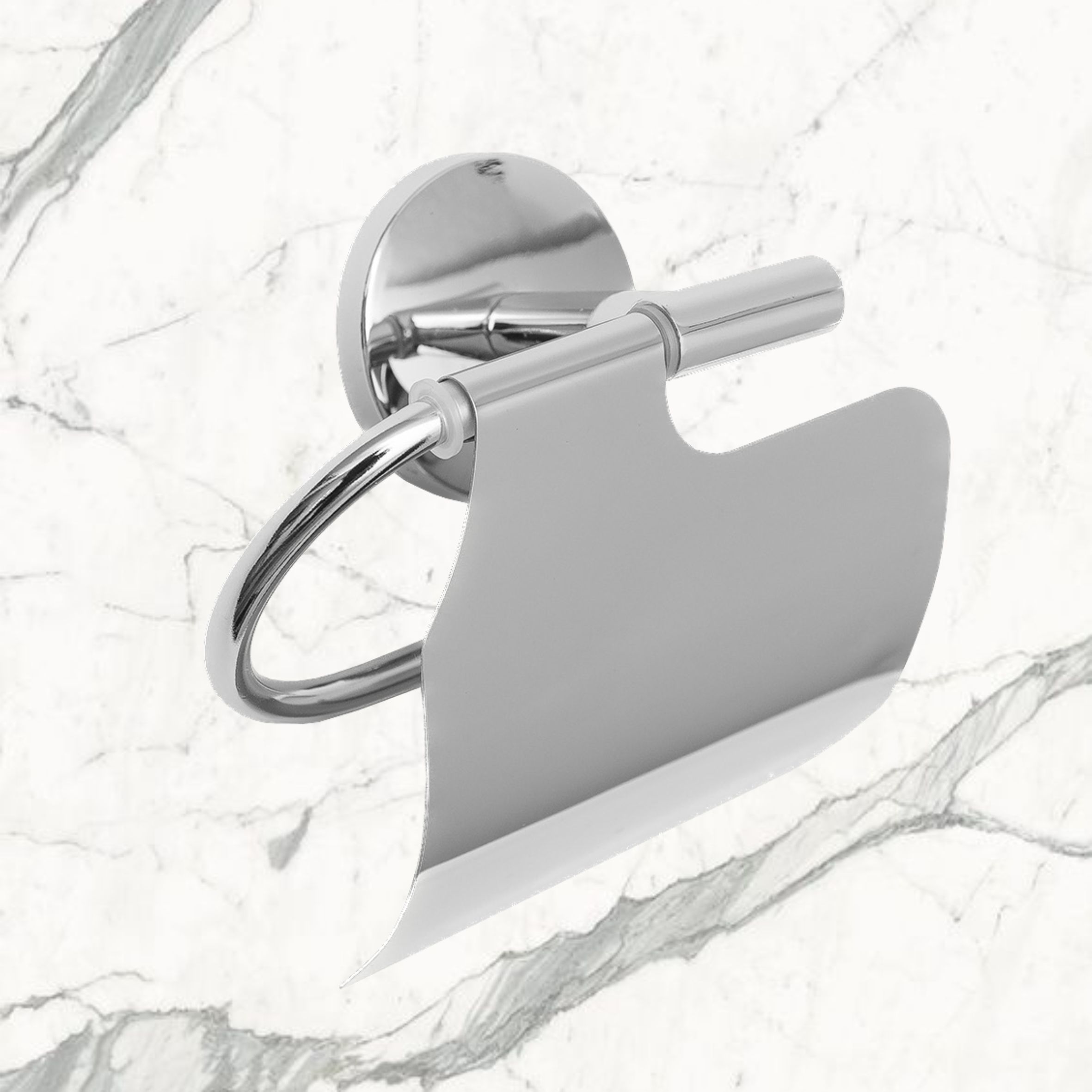  Держатель для туалетной бумаги Delphinium "41886" закрытый, хром