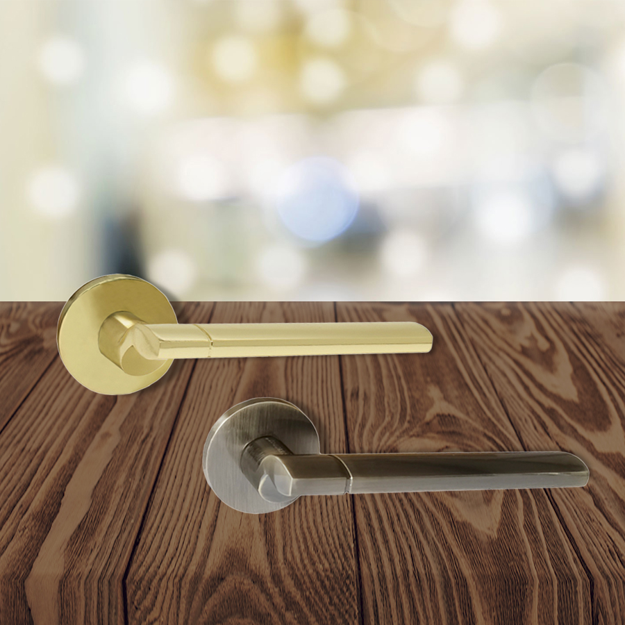 Ручка раздельная Trodos "102" серия 06 slim, золото