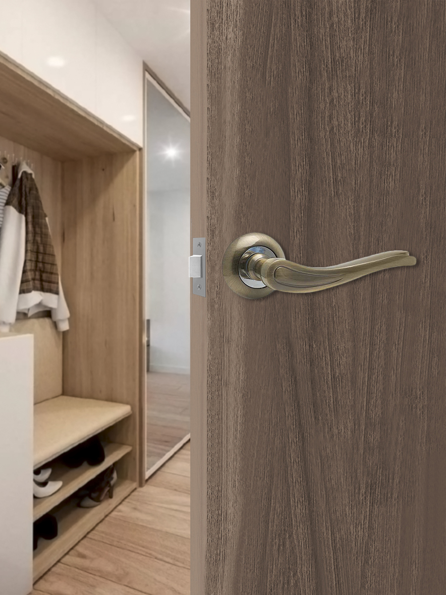 Ручка раздельная Trodos 59-08 AB бронза