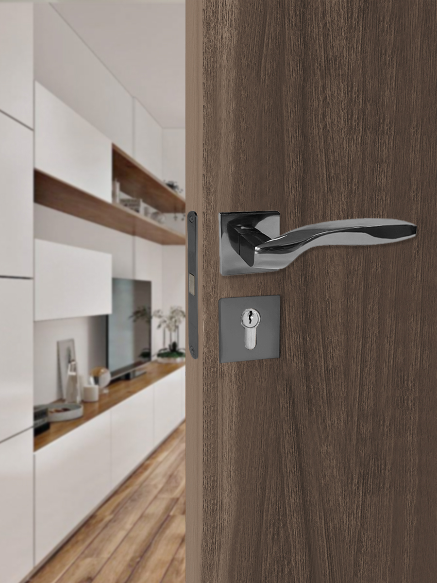 Ручка раздельная Trodos "228" серия 03 slim, черный никель