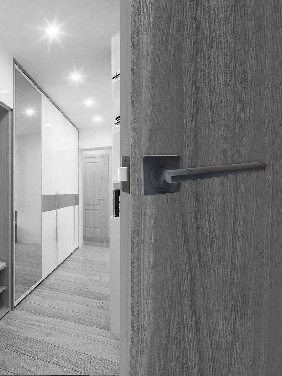 Ручка раздельная Trodos 572-02 BL черный 