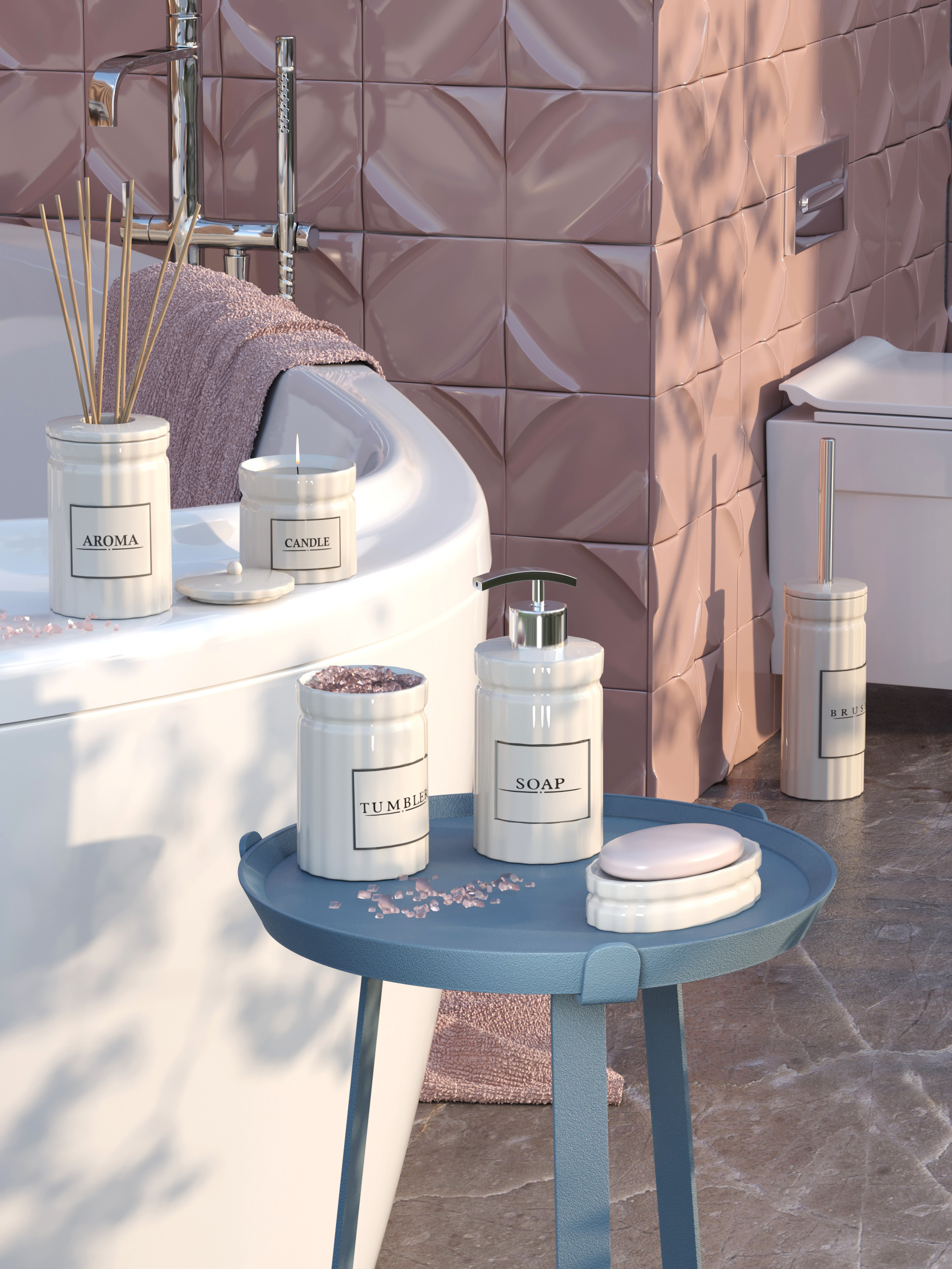 Мыльница Zenfort "Mona", керамика