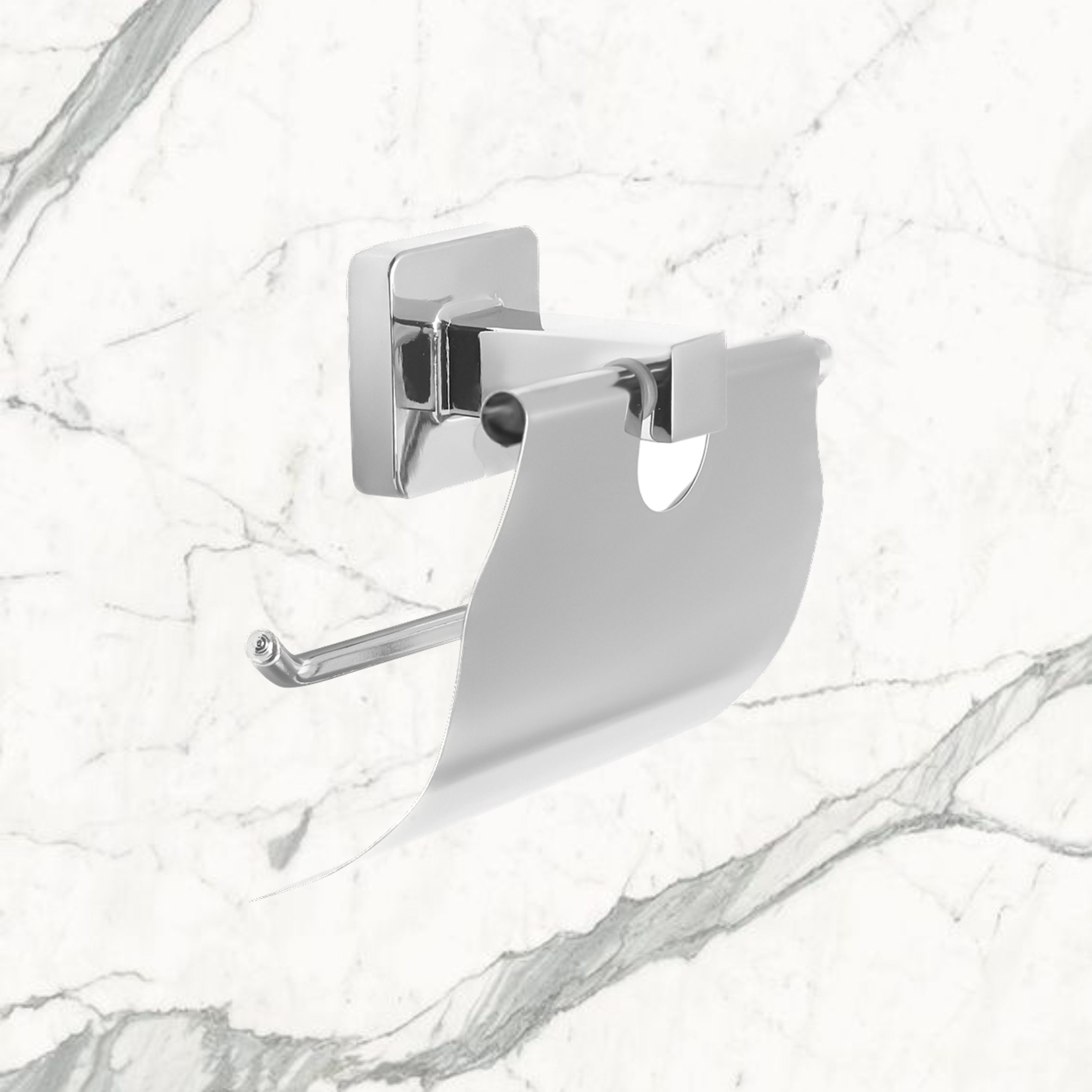  Держатель для туалетной бумаги Delphinium "6586" закрытый, хром