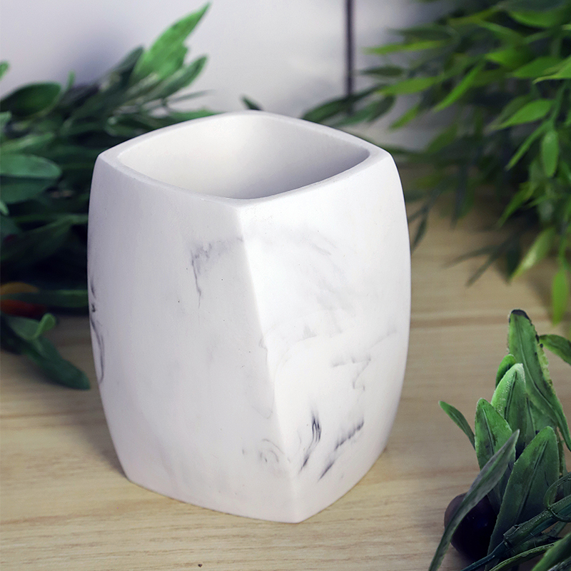 Стакан Zenfort коллекция "Мрамор", полирезина