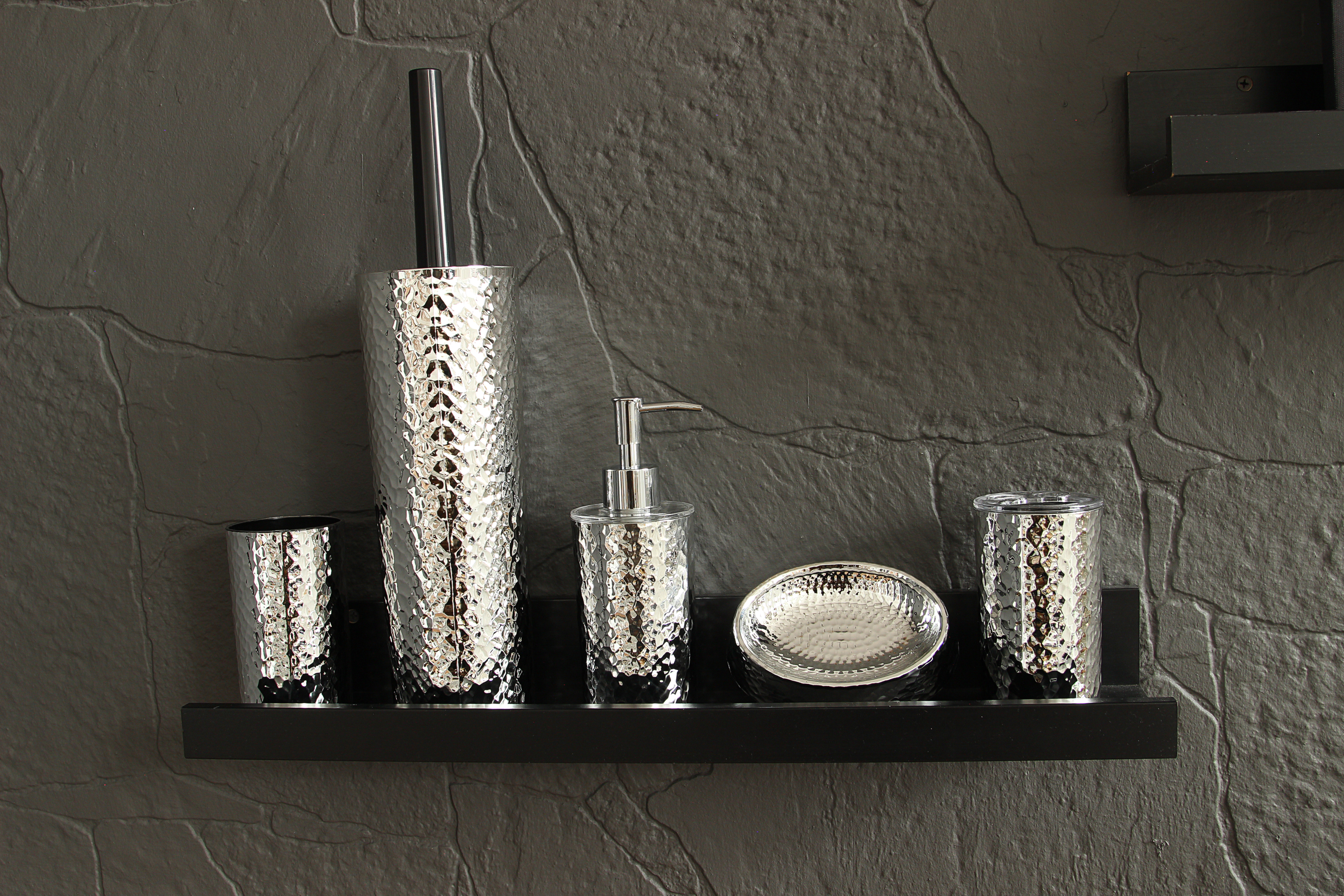 Мыльница Delphinium коллекция "Хром", пластик