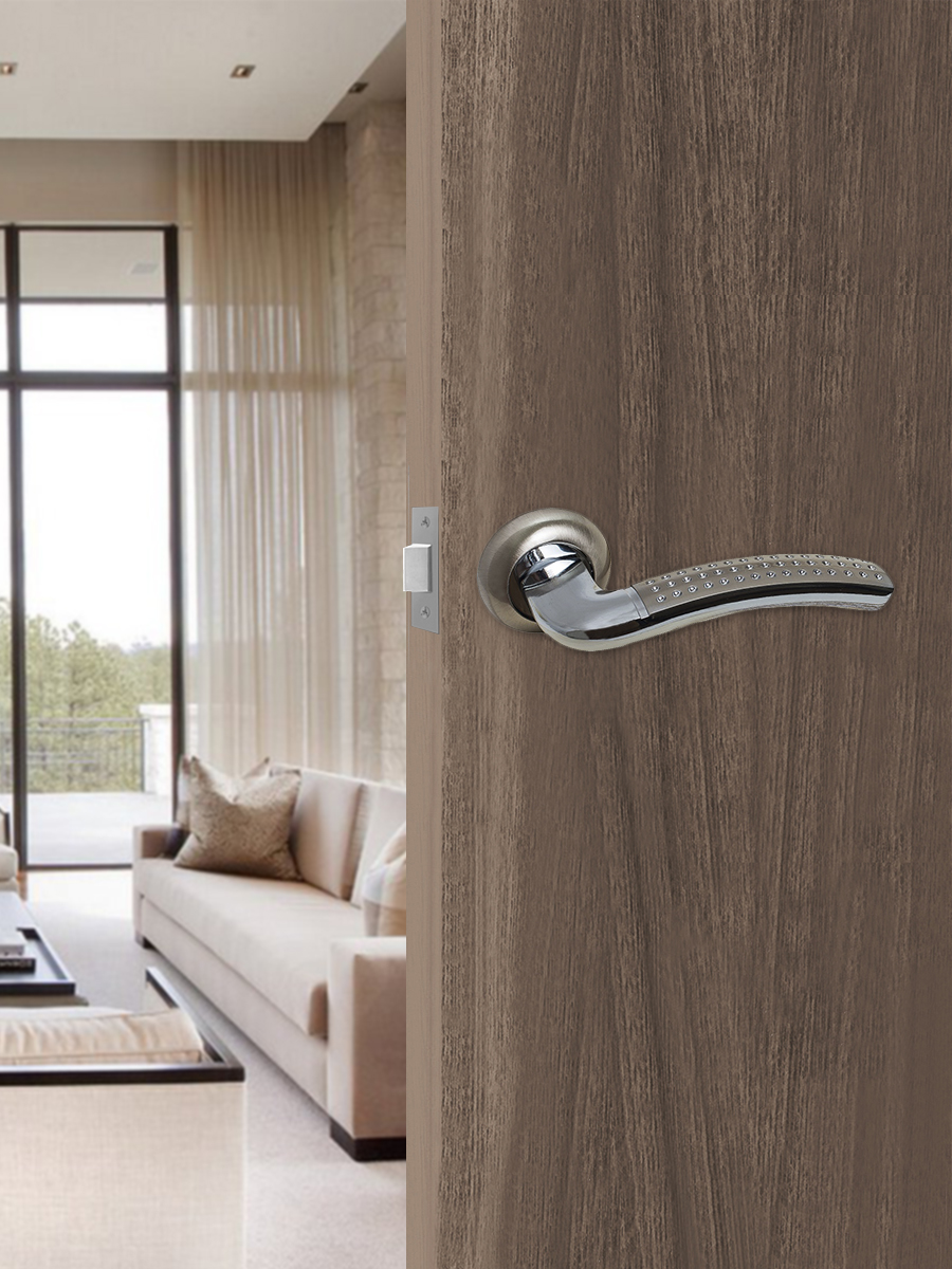 Ручка раздельная Trodos 56-08 SN/CP никель/хром