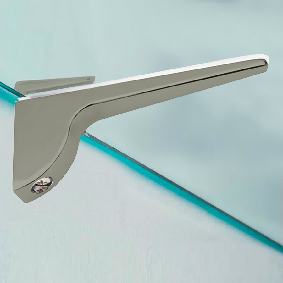 Полкодержатель Trodos "ZY-156" 130х65х22 2шт, никель