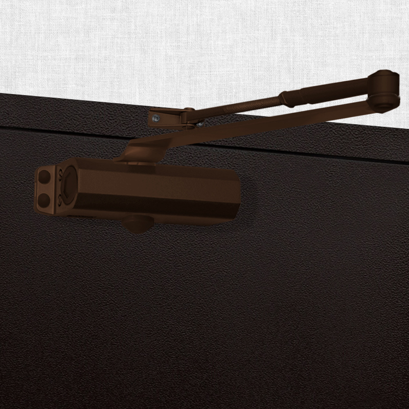 Доводчик дверной Trodos DC-60 до 60 кг, коричневый