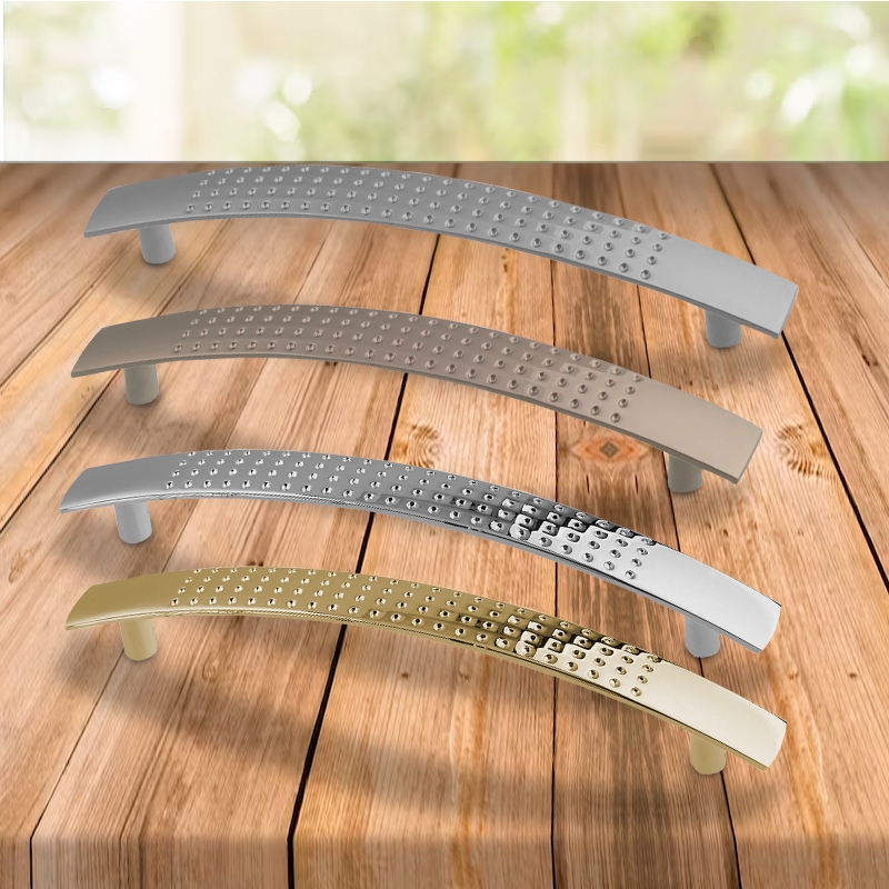 Ручка-скоба мебельная Trodos "ZY-9А" 128мм сплав ЦАМ 63гр, хром, хедер