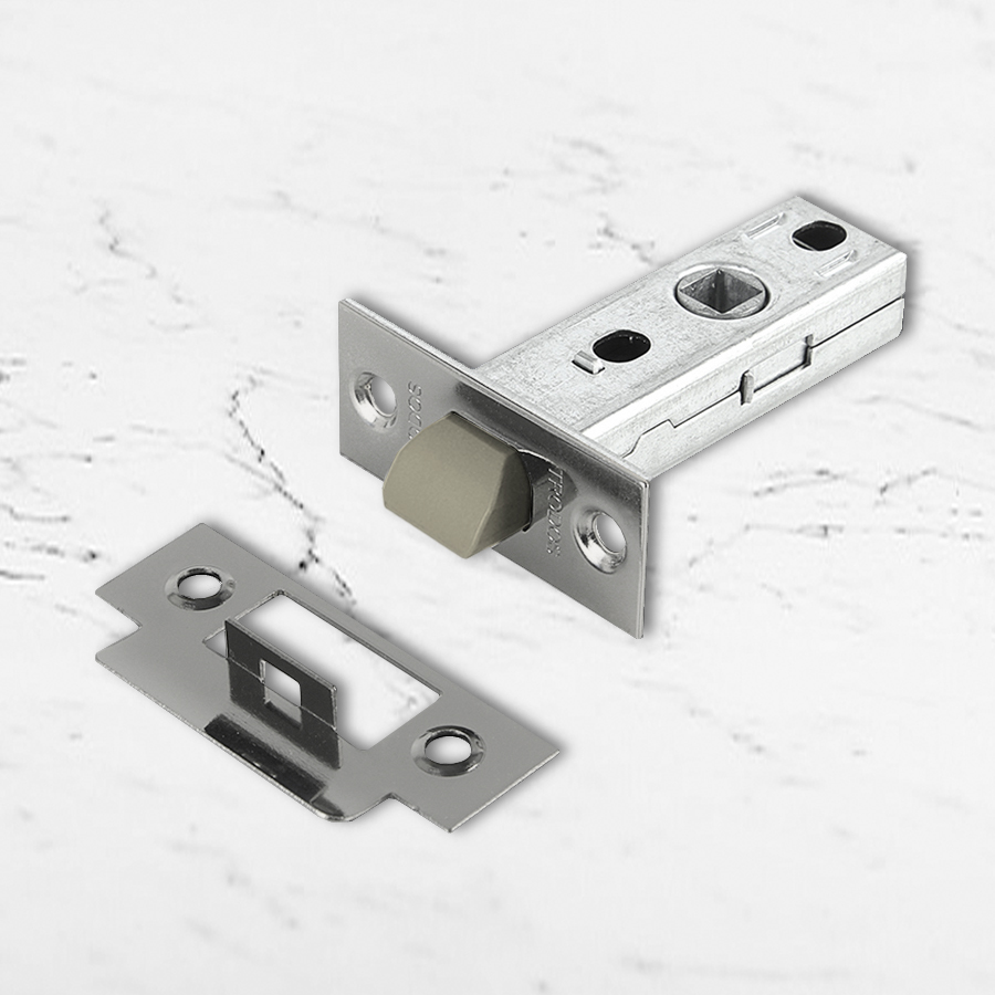 Защелка врезная Trodos 6-45/P CP пластик, хром