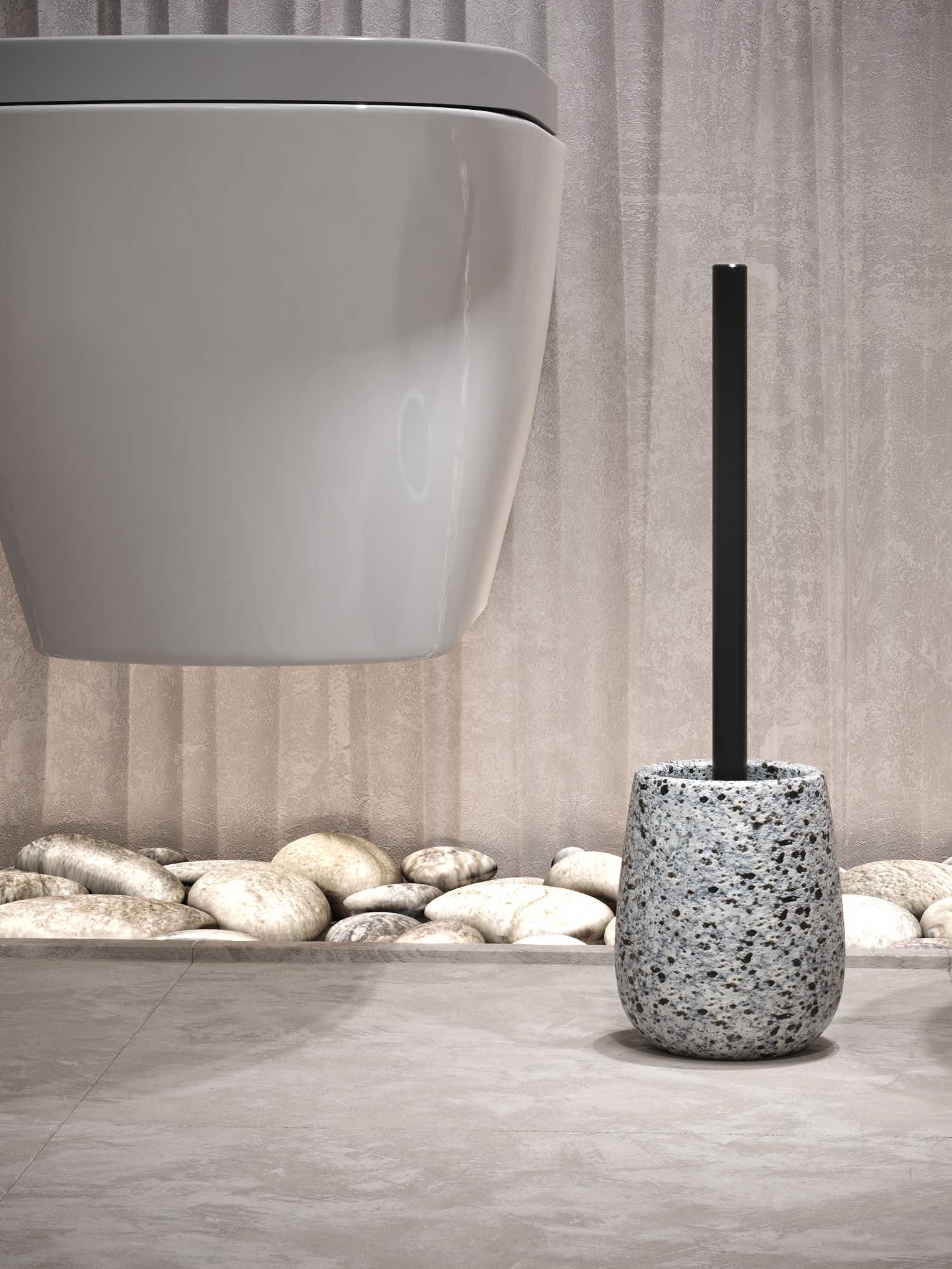 Ёрш сантехнический Zenfort "Granite", керамика