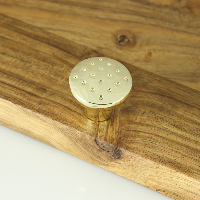 Ручка-кнопка мебельная Trodos "ZY-15" сплав ЦАМ, золото