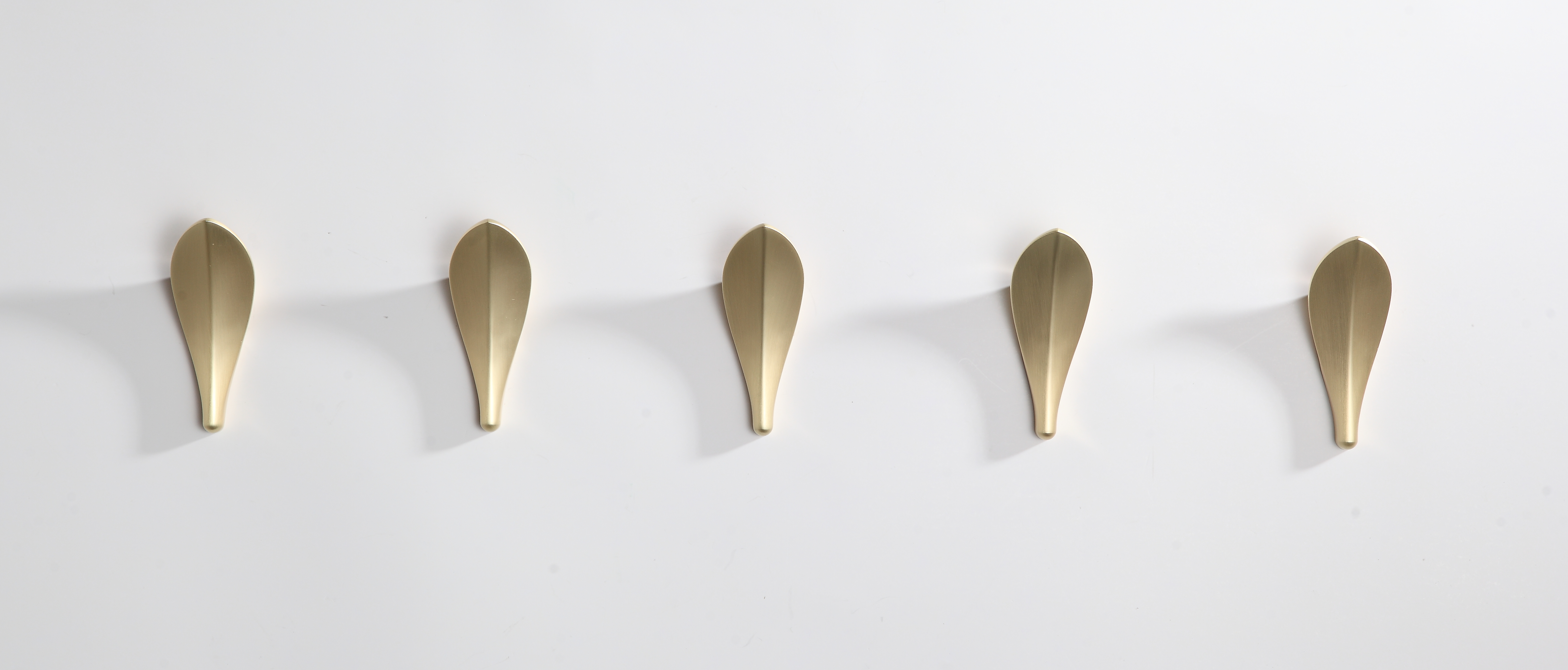 Набор крючков Zenfort "1031G" 5 шт, золото матовый