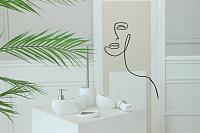 Стакан для зубных щеток Zenfort коллекция "Тира", полирезина