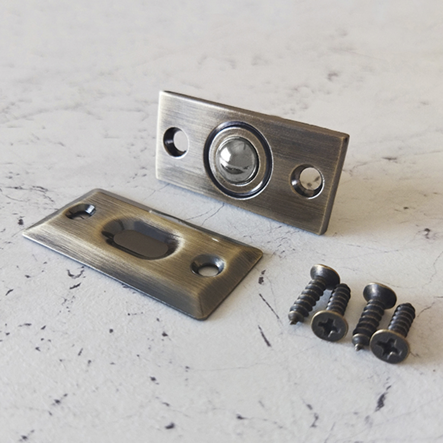 Фиксатор дверной Trodos шариковый, бронза