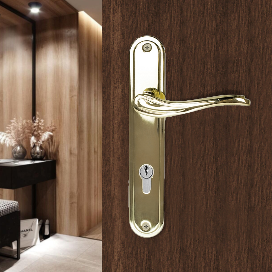 Ручка на планке Trodos 85/59-M GP золото