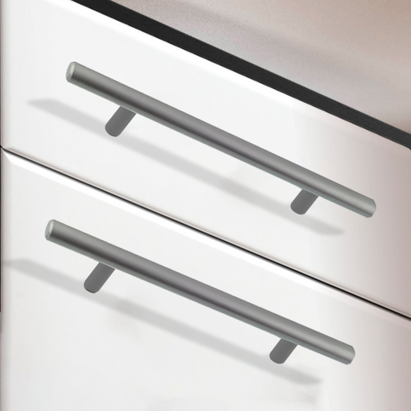 Ручка-рейлинг мебельная Trodos "8926" D12х224-284мм сталь, хром матовый