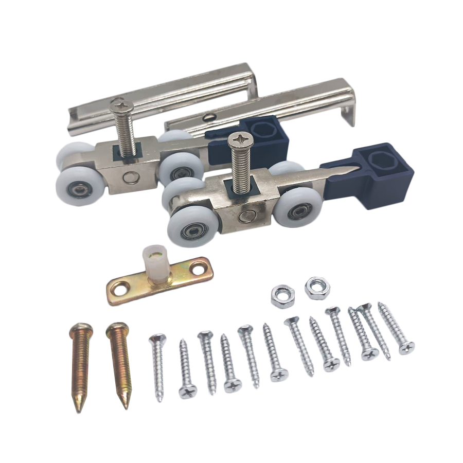 Комплект роликов для раздвижных дверей Trodos QD-863 с фиксатором торц/вкл