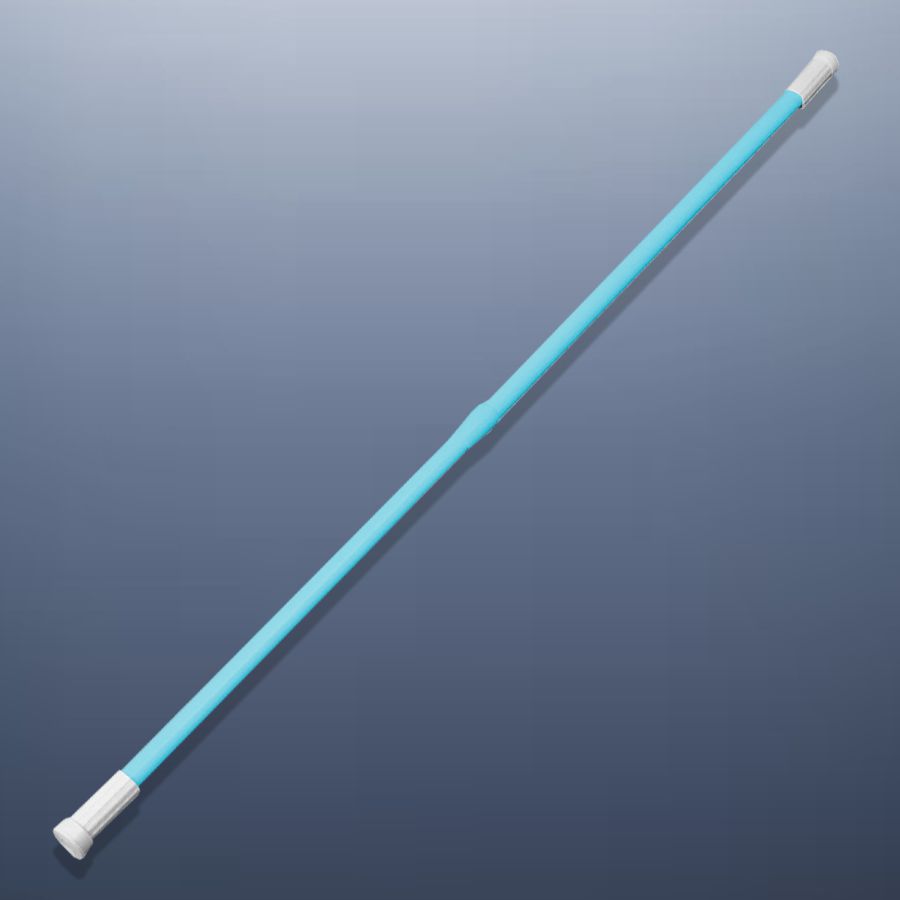 Карниз для ванной телескопический Delphinium 110-200см, голубой, блистер