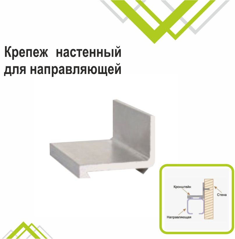 Крепеж настенный для направляющей (1шт)