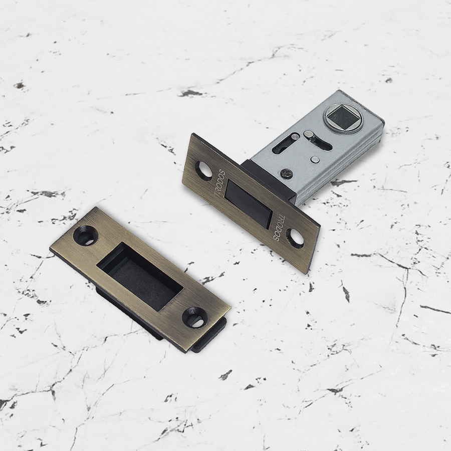 Защелка врезная Trodos 6-50/М AB магнит, бронза