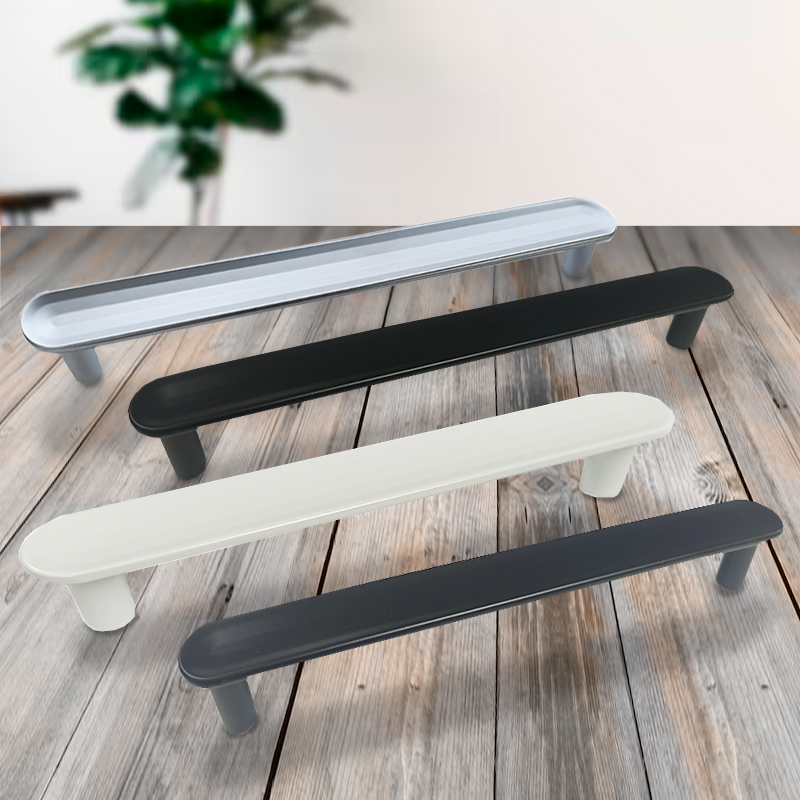 Ручка-скоба мебельная Trodos "DMZ-22650" 256мм сплав ЦАМ 115гр, хром матовый