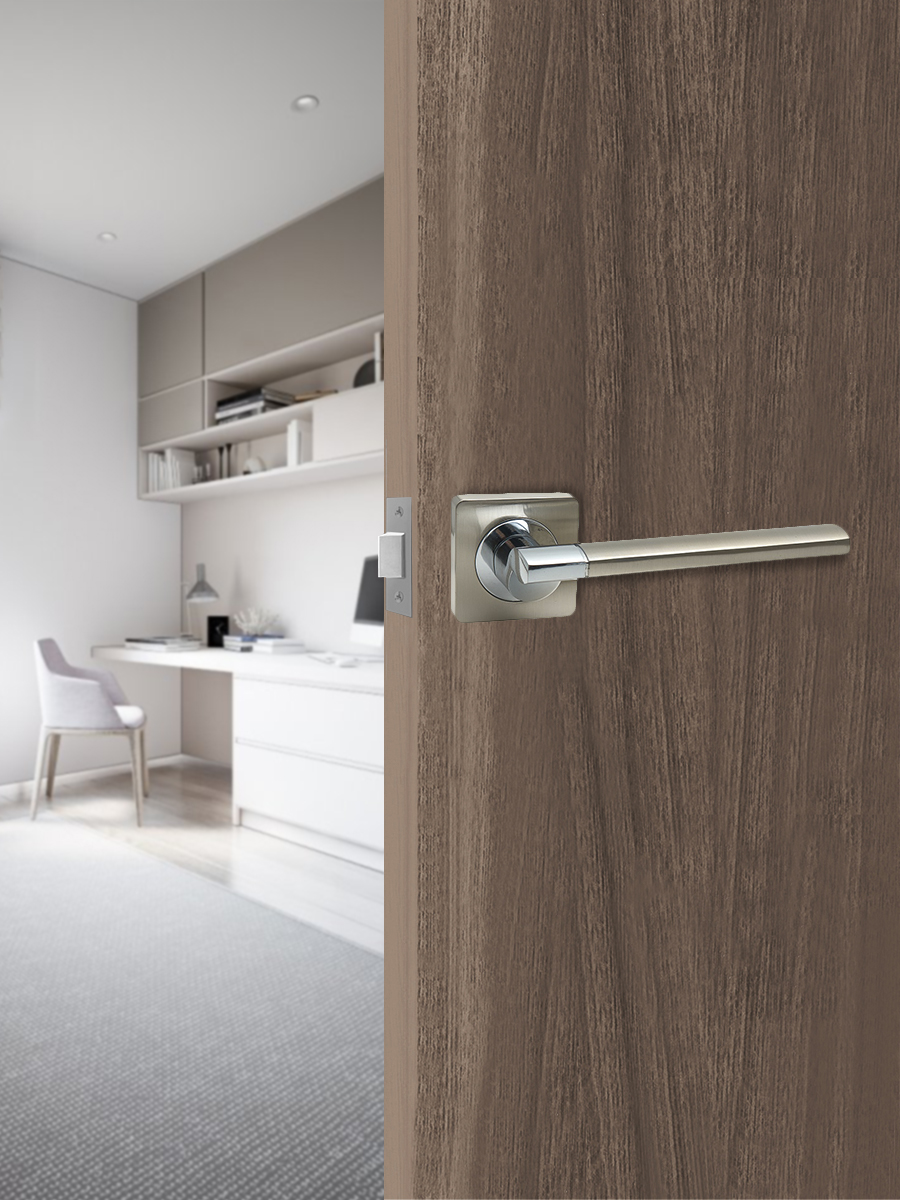 Ручка раздельная Trodos 572-02 SN/CP никель/хром