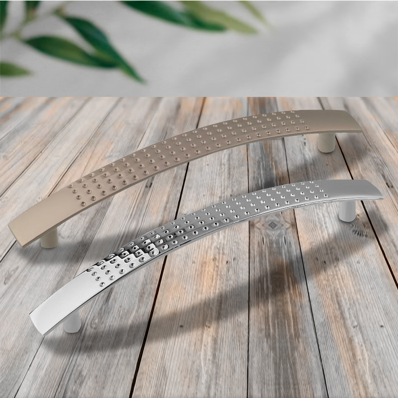 Ручка-скоба мебельная Trodos "ZY-9B" 96мм сплав ЦАМ 22гр, хром