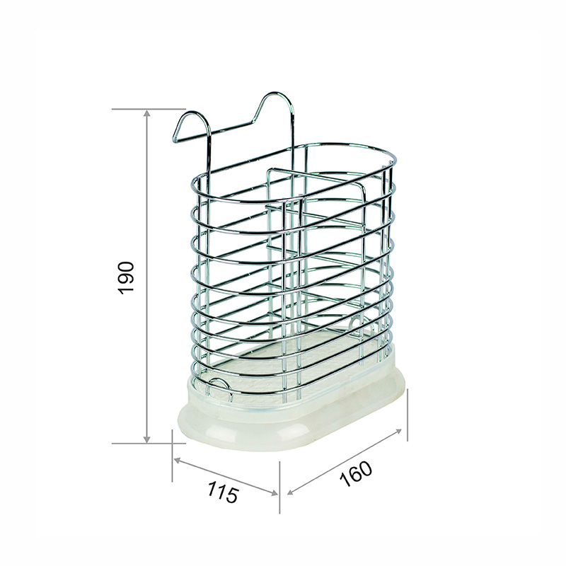 Сушилка для ложек на рейлинг Trodos "АЕ-299", хром