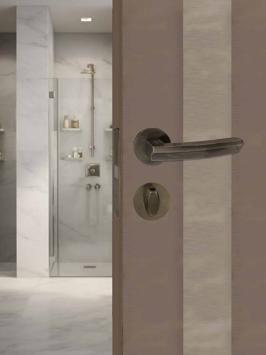 Ручка поворотная Trodos "BK" серия 06 slim, бронза