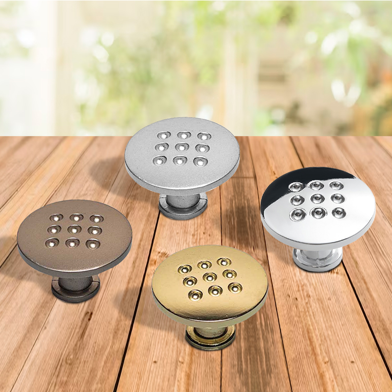 Ручка-кнопка мебельная Trodos "ZY-59" сплав ЦАМ, золото