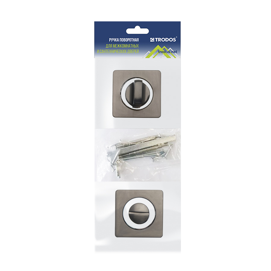 Ручка поворотная Trodos BK-02 GF графит