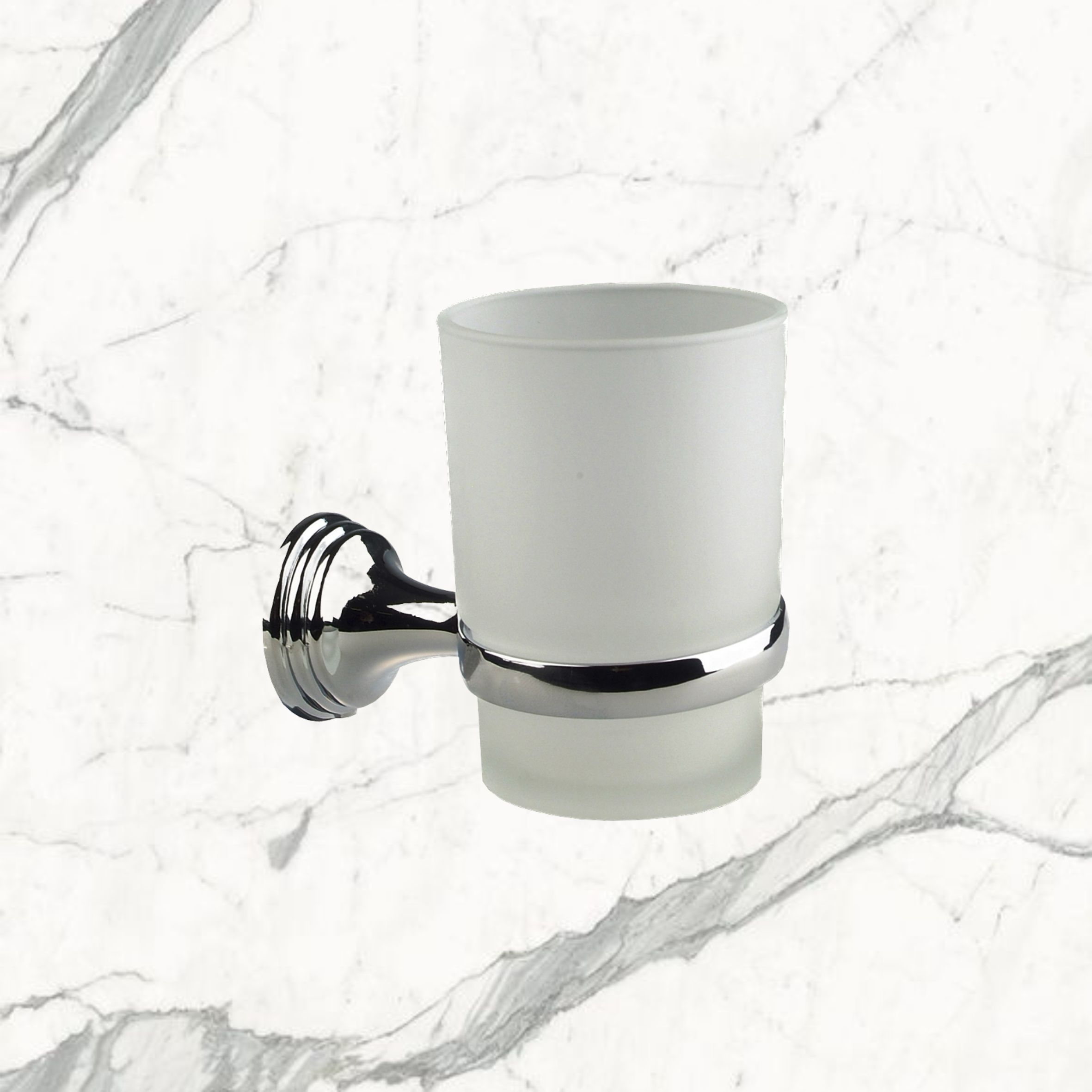 Стакан 1-ый с держателем Delphinium "13884", хром