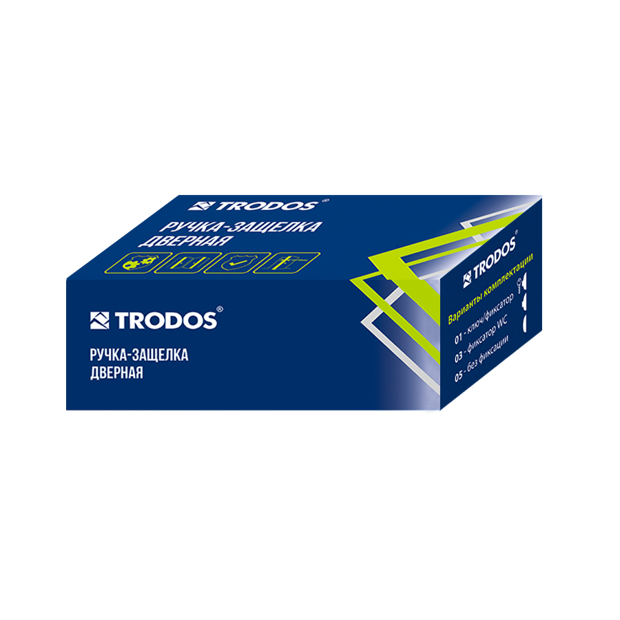 Ручка-защелка Trodos ЗШ-01 никель