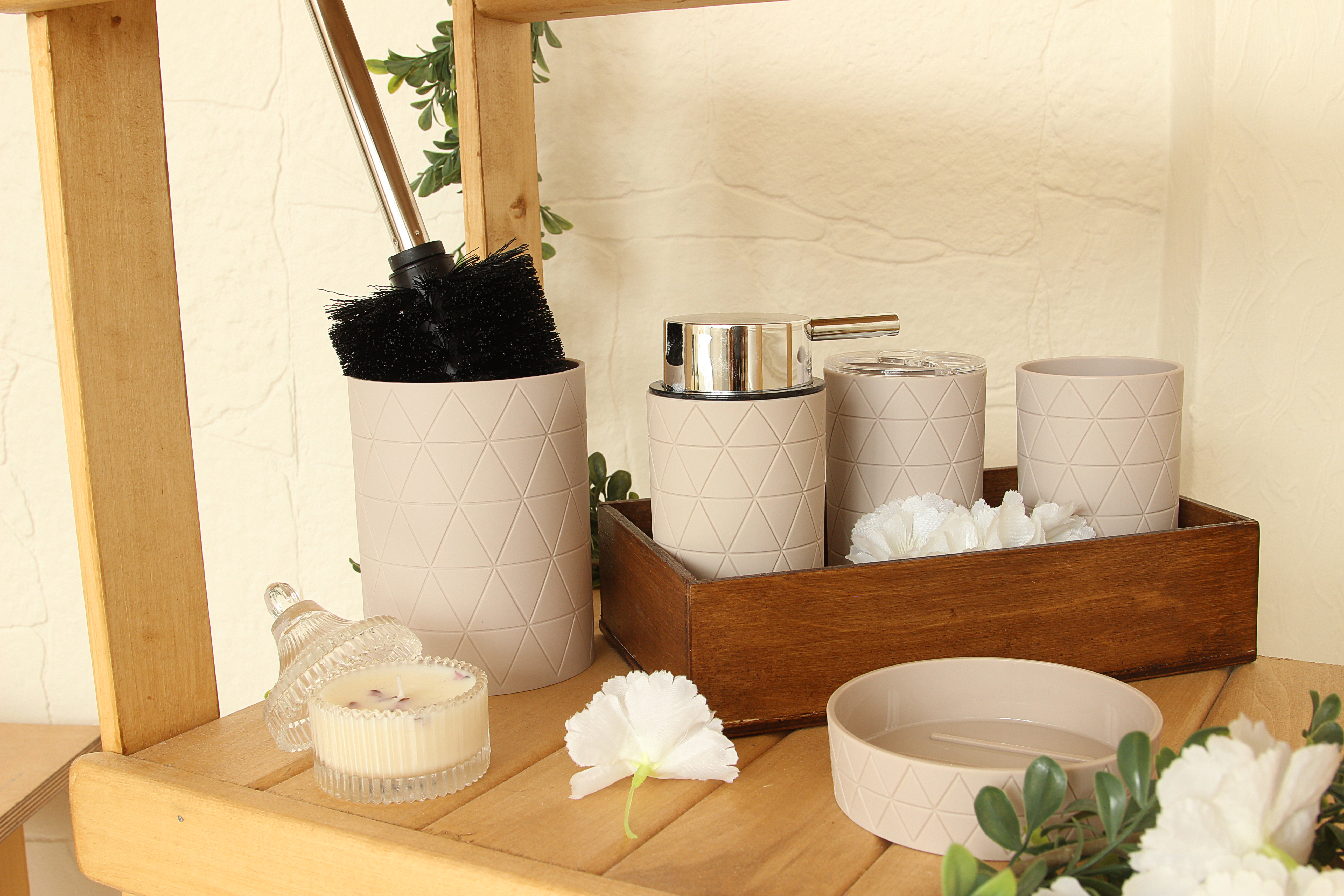 Мыльница Delphinium коллекция "Ромб", пластик