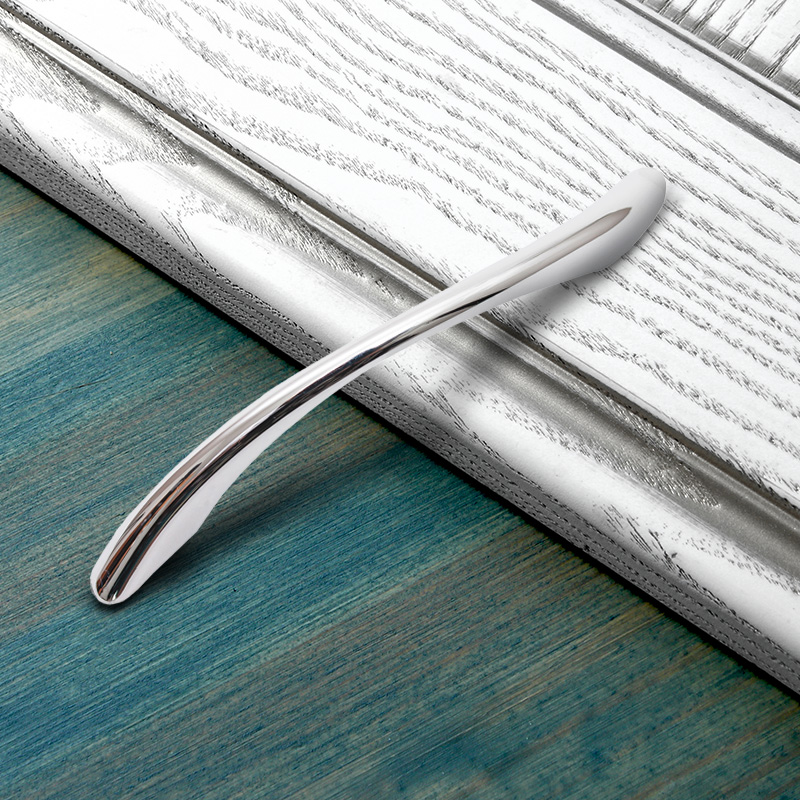 Ручка-скоба мебельная Trodos "ZY-24" 96мм сплав ЦАМ 43гр, хром