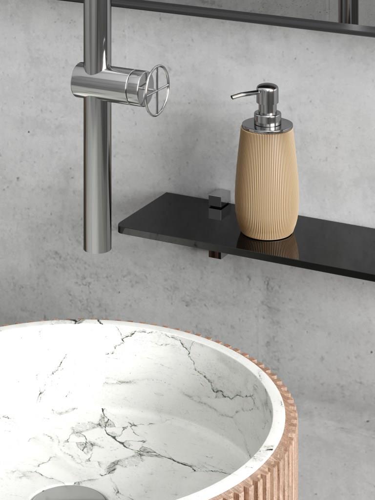 Дозатор для жидкого мыла Zenfort "Mokko", пластик