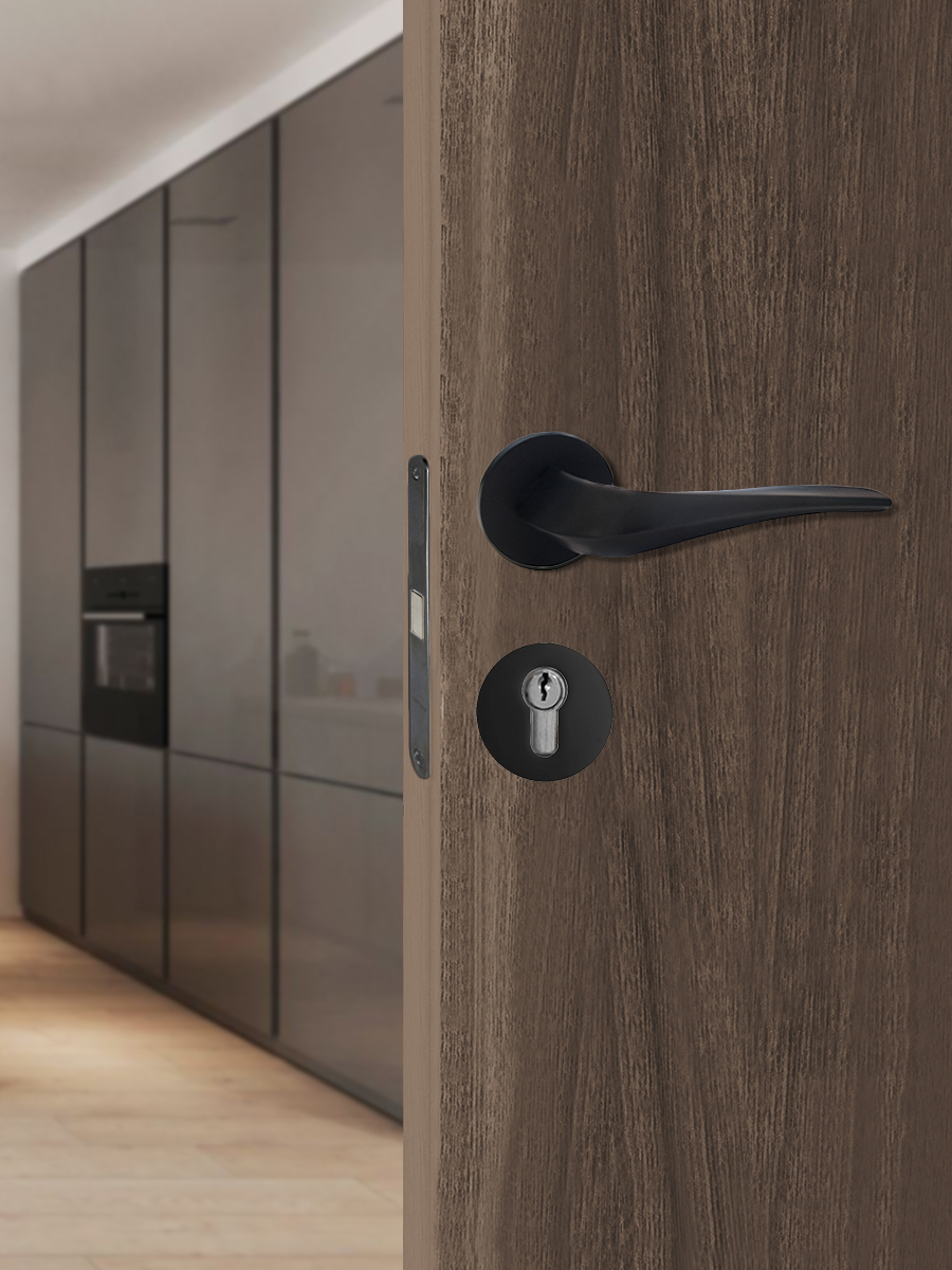 Накладка на цилиндр Trodos "ET" серия 06 slim, черный