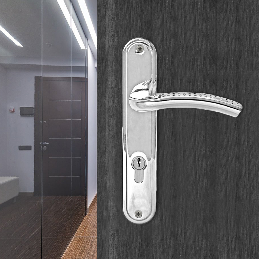 Ручка на планке Trodos 85/106-M CP хром 