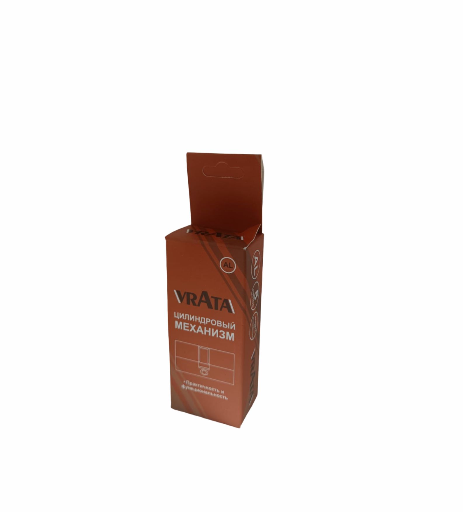 Механизм цилиндровый Vrata ЦМ 60(30/30) алюминий 3 ключа, золото