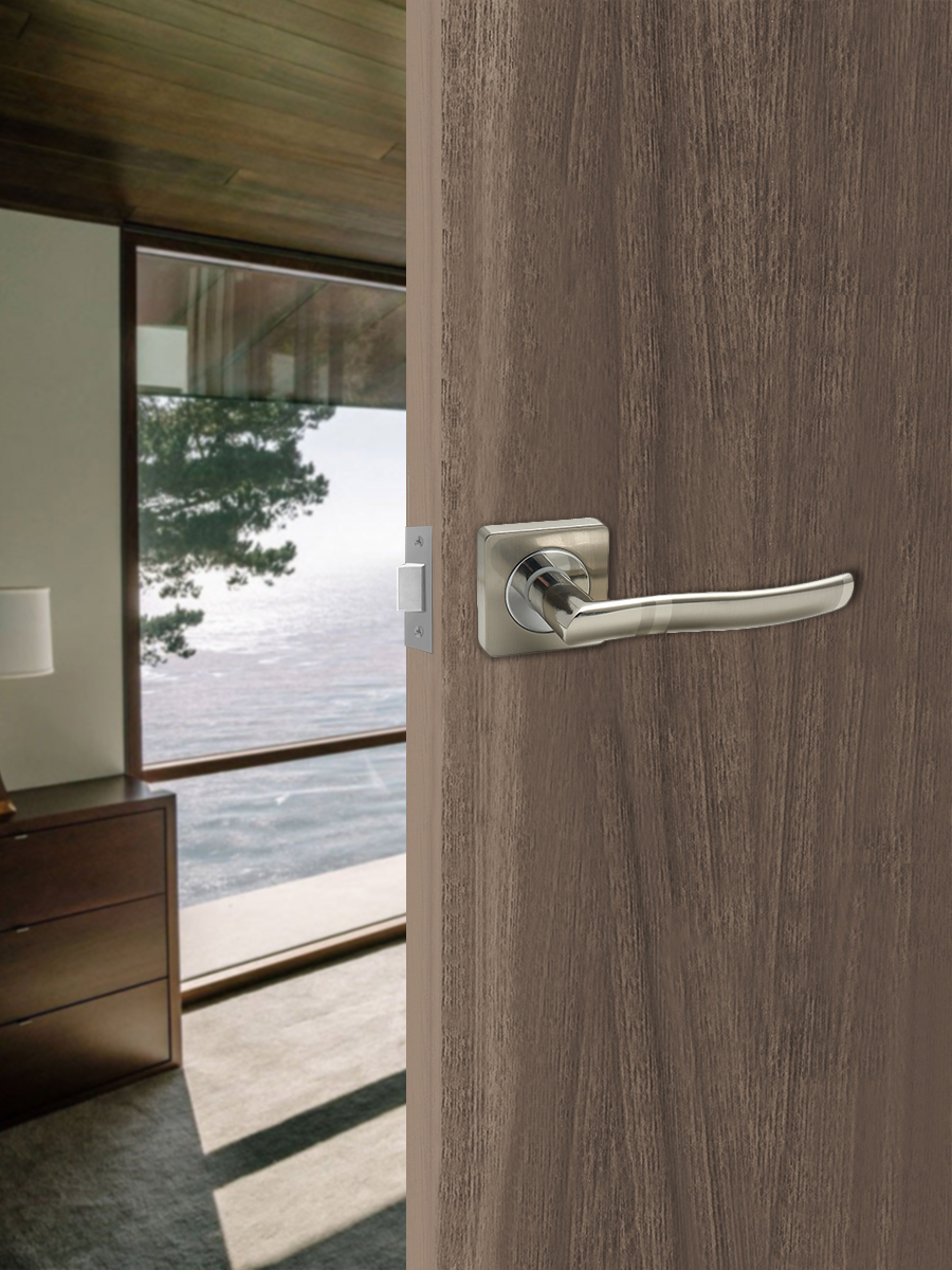 Ручка раздельная Trodos 77-02 SN/CP никель/хром