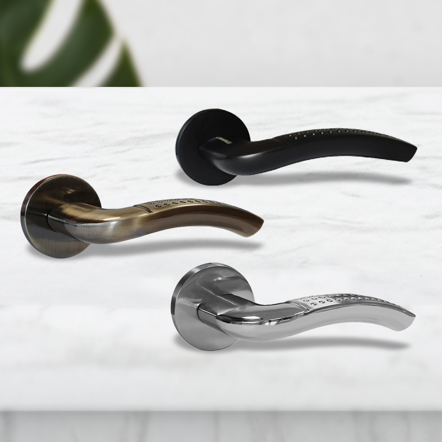 Ручка раздельная Trodos "56" серия 06 slim, бронза