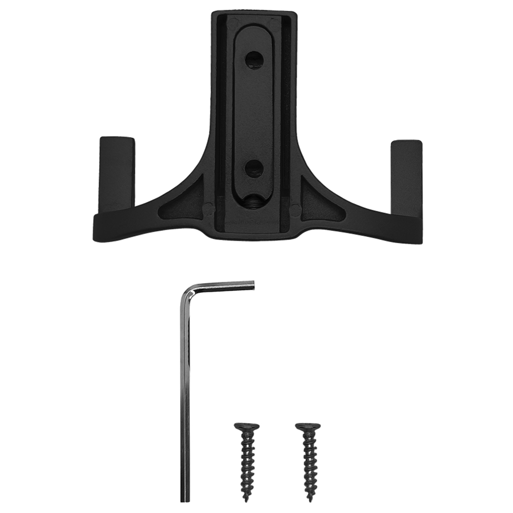 Крючок мебельный Trodos " ZY-146B" 2-рожковый, сплав ЦАМ, черный