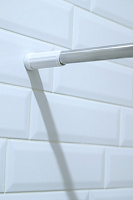 Карниз для ванной телескопический Delphinium 110-200см, хром, т/у