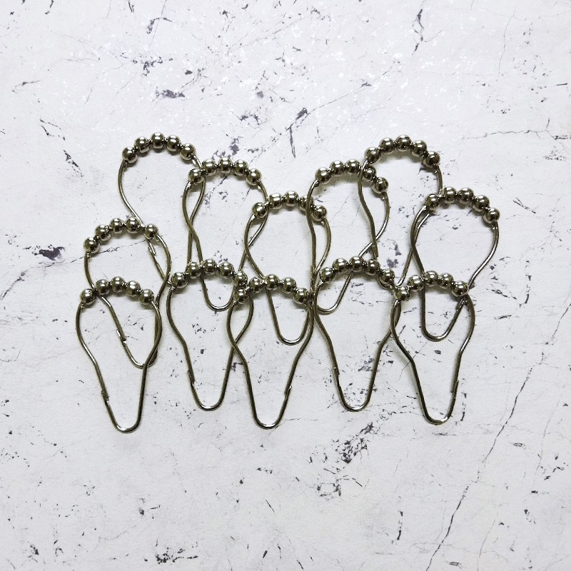 Кольца для штор Zenfort 12 шт металл, хром