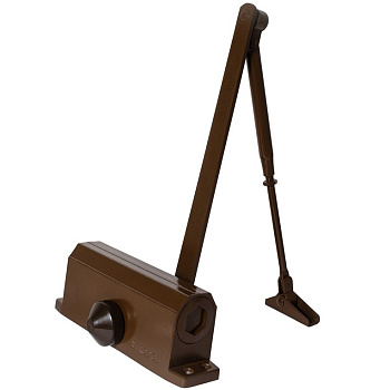 Доводчик дверной Trodos DC-60 до 60 кг, коричневый