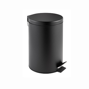 Ведро для мусора Delphinium "0030D" 12л, черный